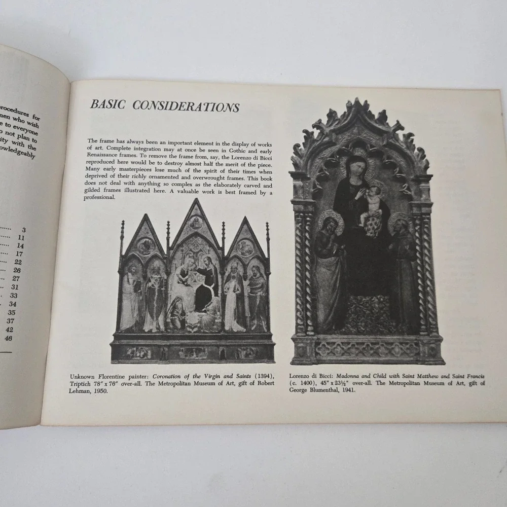 Vintage 1963 Picture Framing Book Max Hyder Grosset Art Series USA Made 0552 2